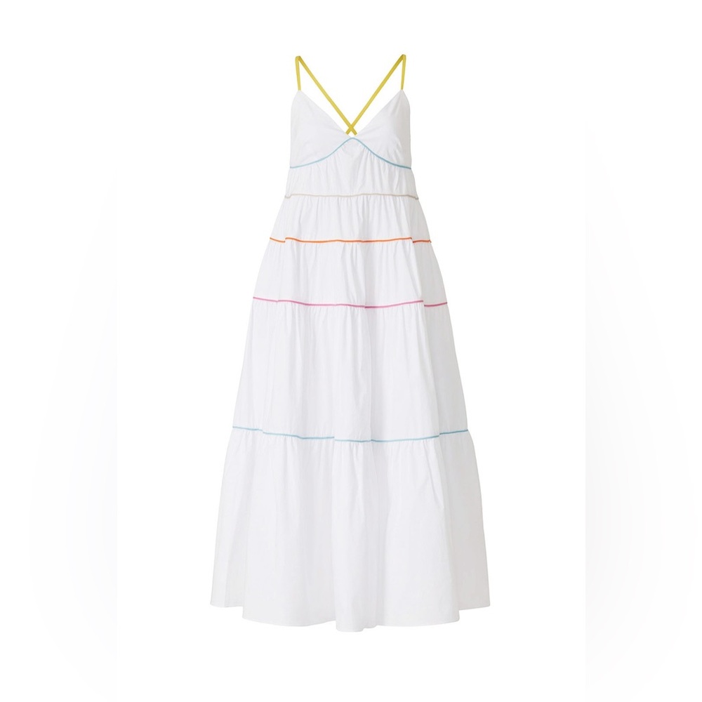 Cleo Tiered Dress STAUD size S Small